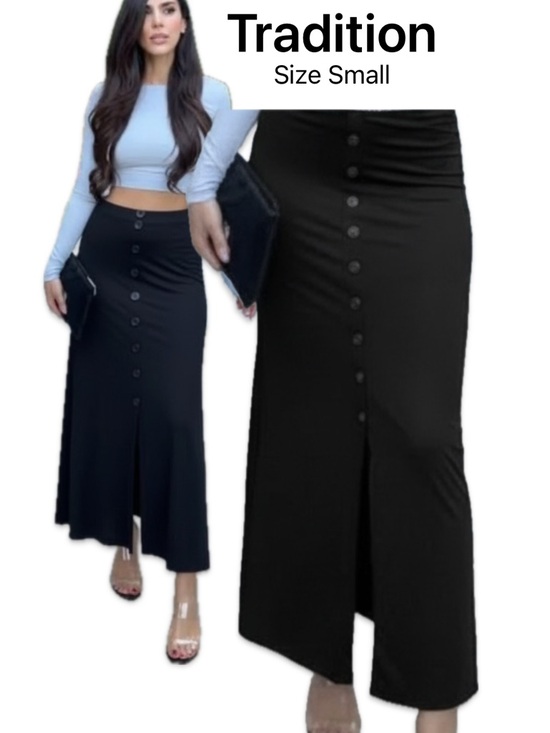 Tradition Dresses & Skirts - Vintage TRADITION Black Midi Skirt 🔥 - Size Small, Like New